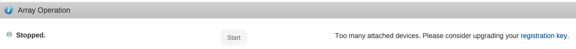 Erreur de limite de dispositif